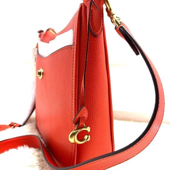 🆕🔥NWT! Coach C8483 Chaise Crossbody Polished pebble leather Msrp:$295.00 - Picture 3 of 8